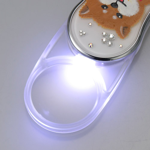 手描きペイント LEDルーペ 柴犬 - 画像2