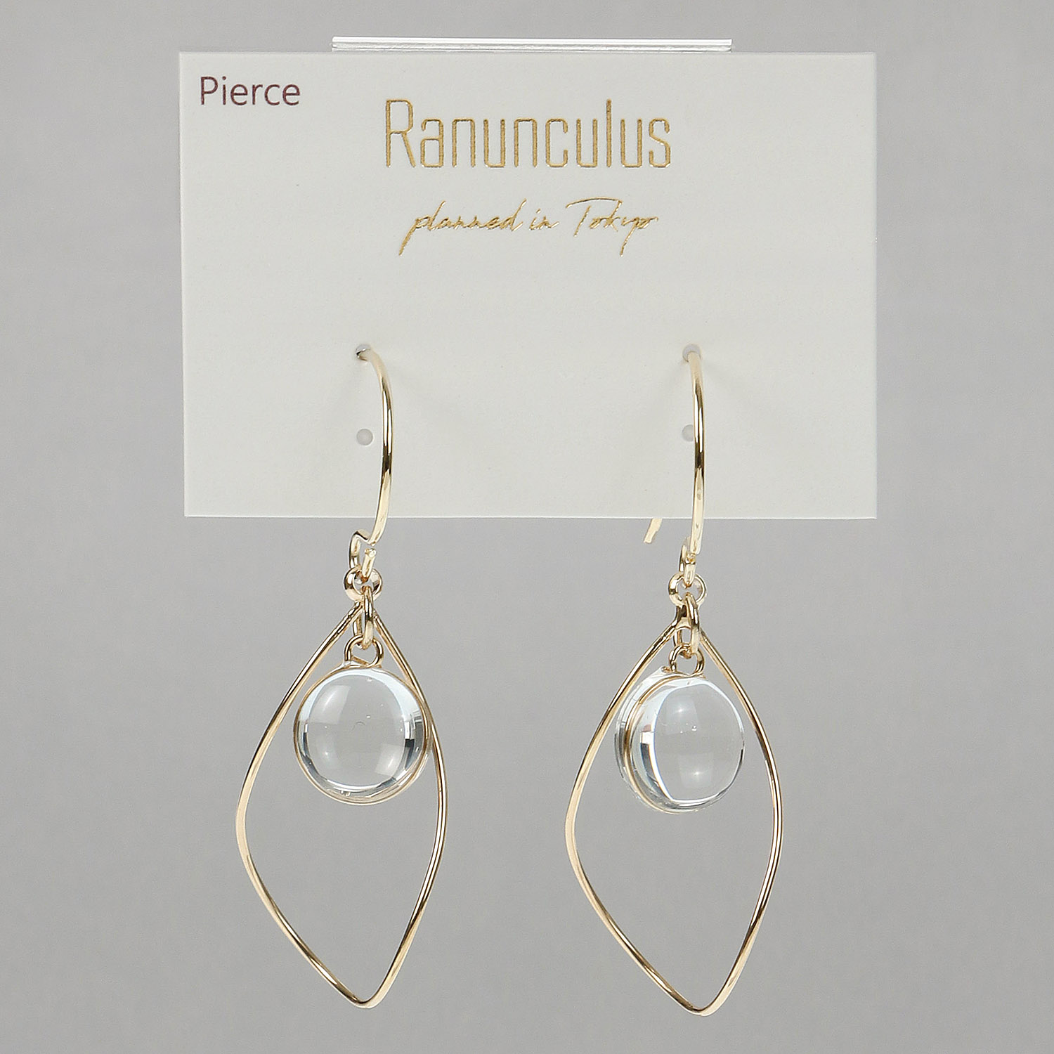 丸型クリアエポピアス