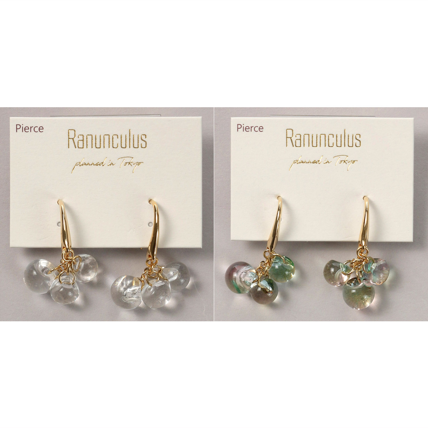 カラーアクリルピアス