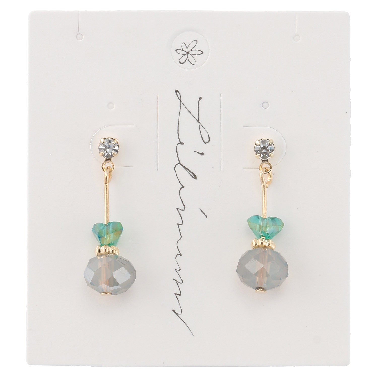 カットビーズピアス - 画像2