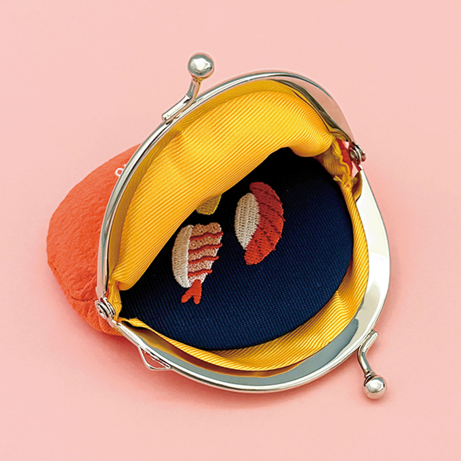 刺繍ガマグチ 招き猫 - 画像3