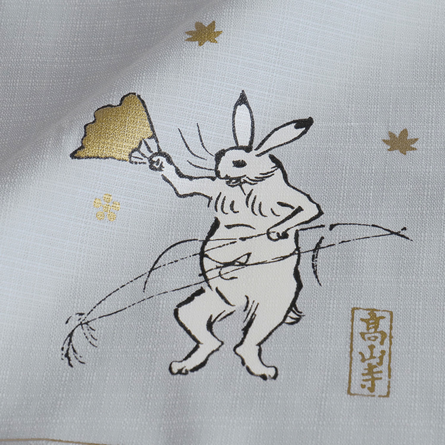 風呂敷100cm 鳥獣戯画 蓮の葉 - 画像9