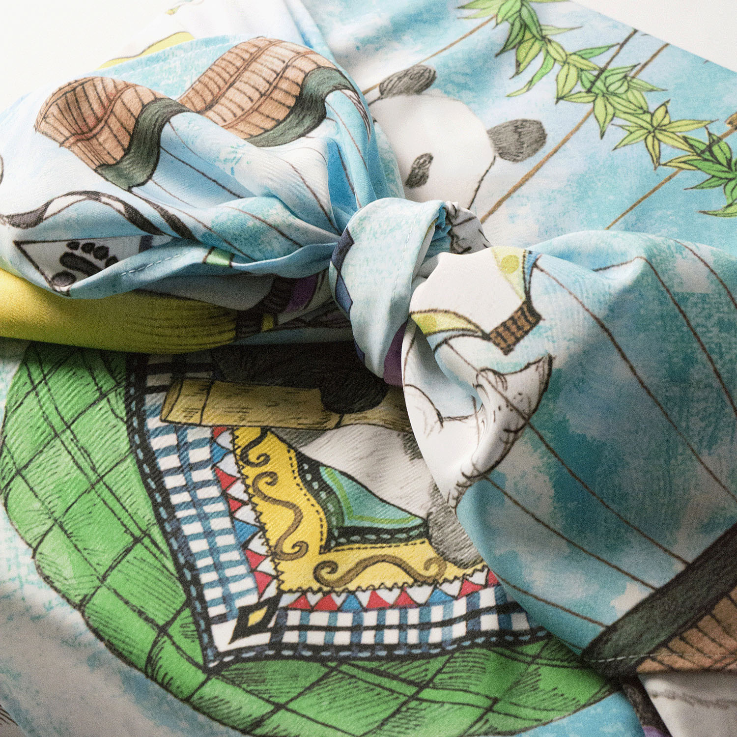 超撥水風呂敷ながれ パンダ - 画像5