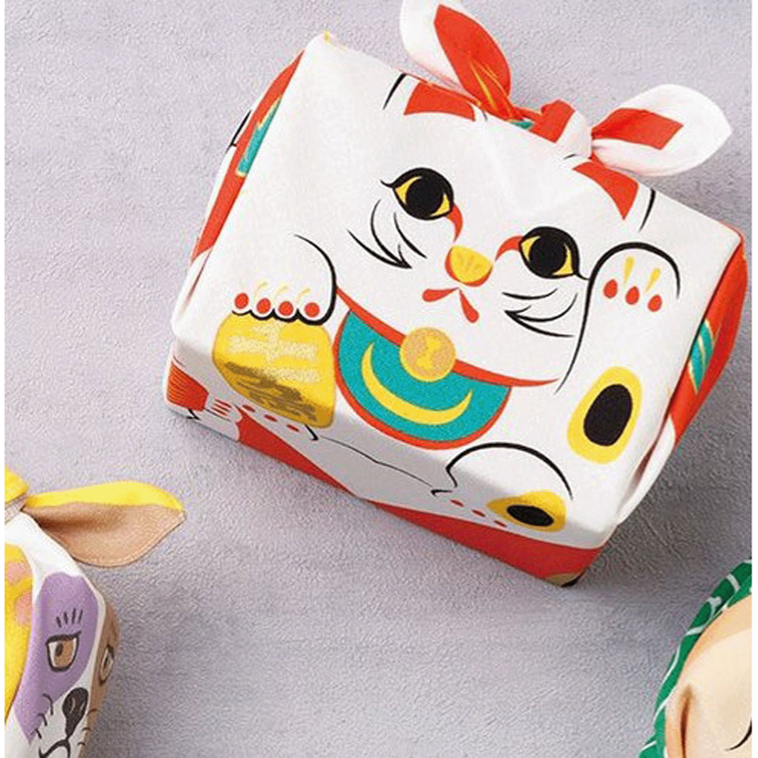 風呂敷48巾 福コチャエ 招き猫 - 画像4