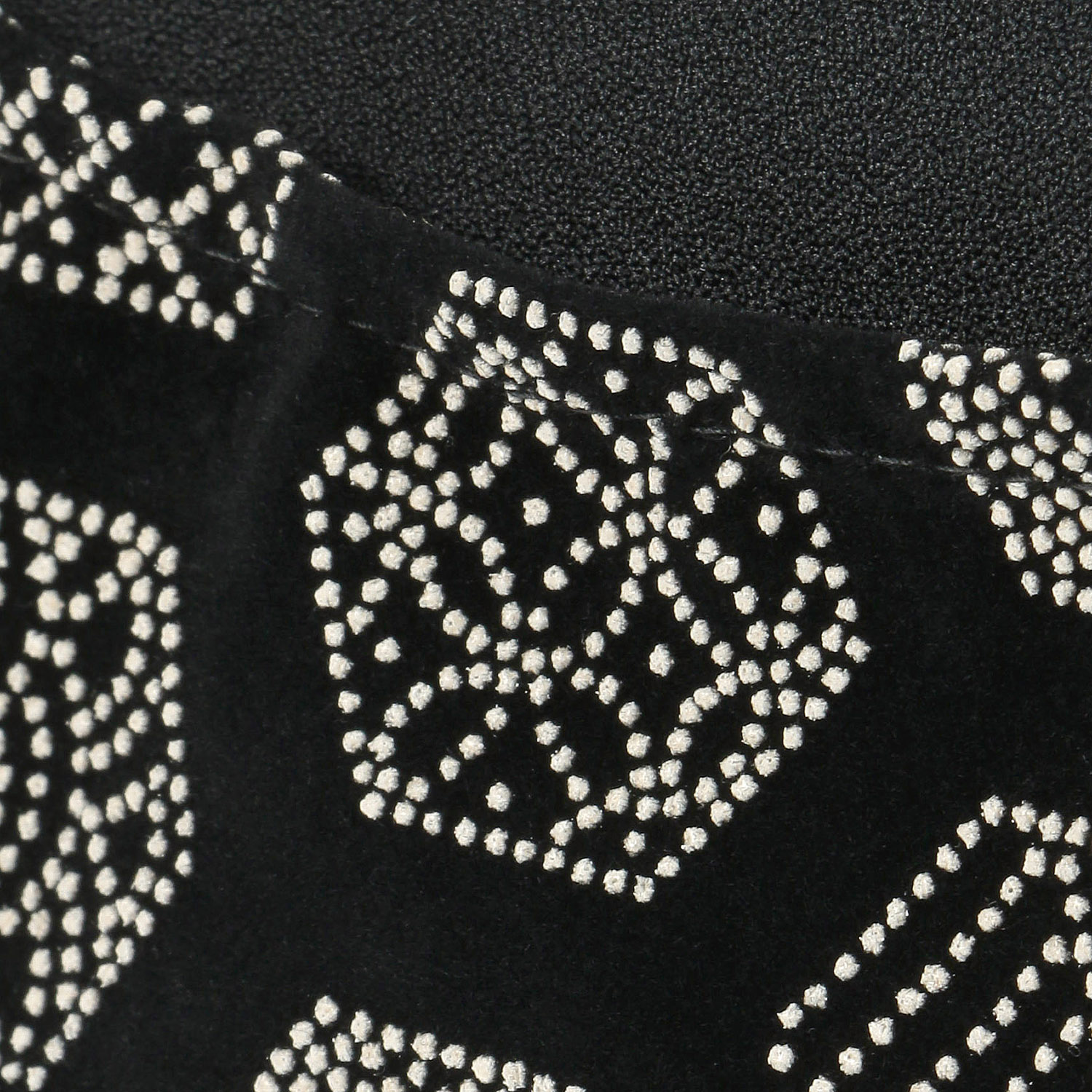 小紋柄 印伝調 前ポケット付ポーチ - 画像6