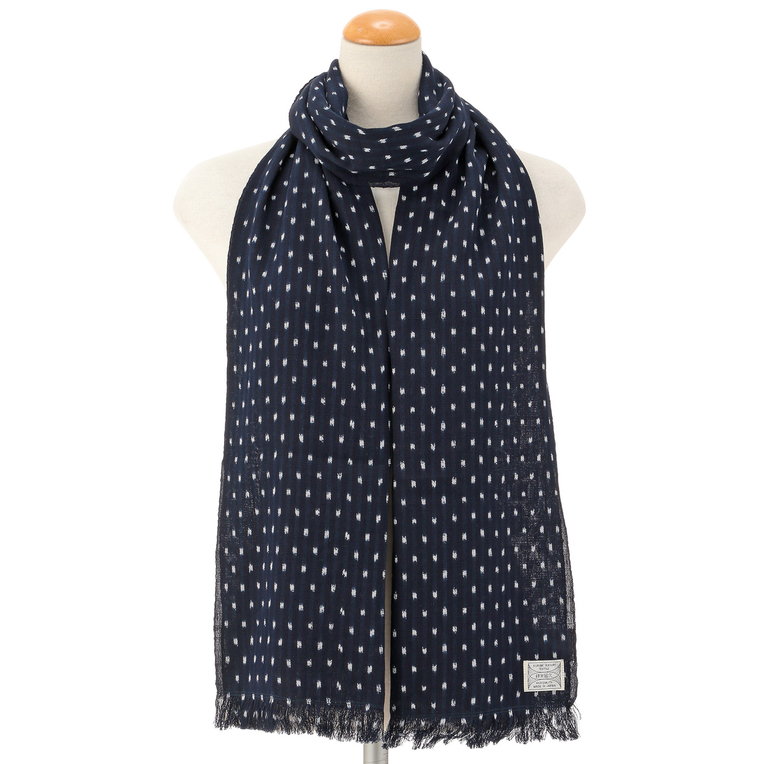 【儀右ヱ門】久留米絣ショール - 画像2