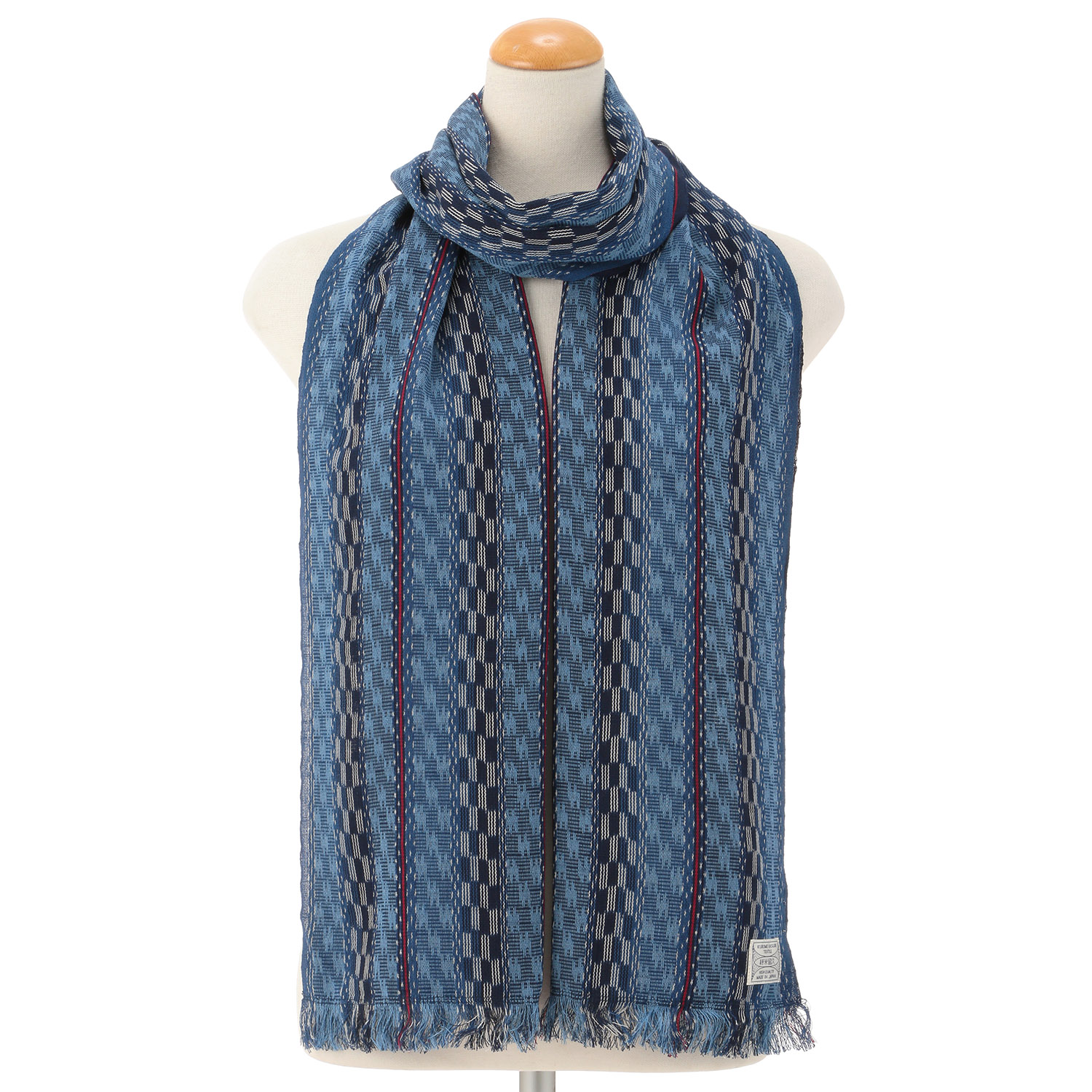 【儀右ヱ門】久留米絣ショール