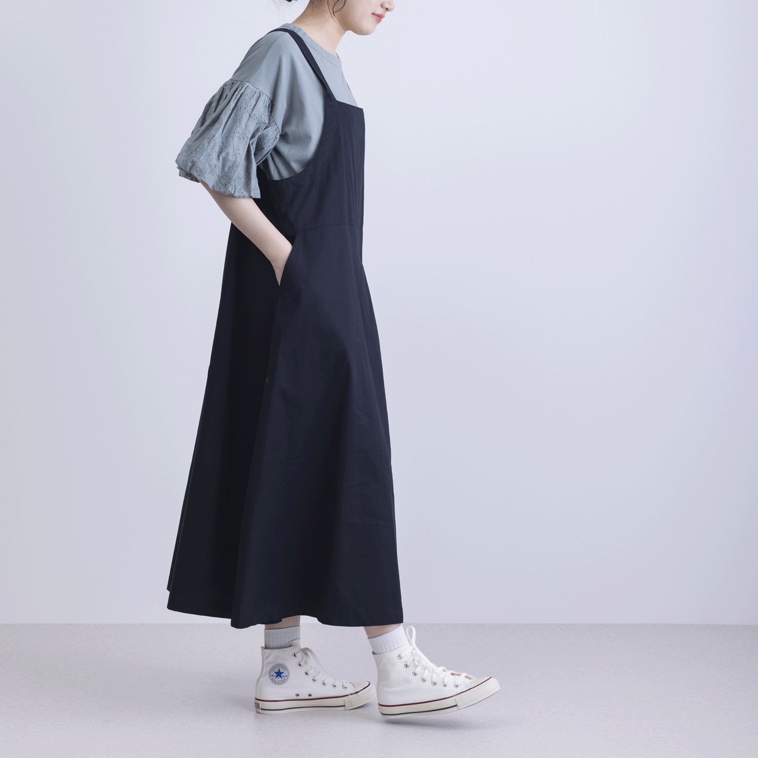 コットンツイルジャンスカワンピース - 画像3