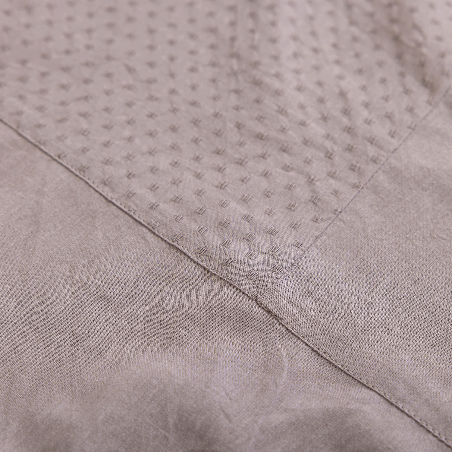 コットンドビーx無地半袖コクーンブラウス - 画像15