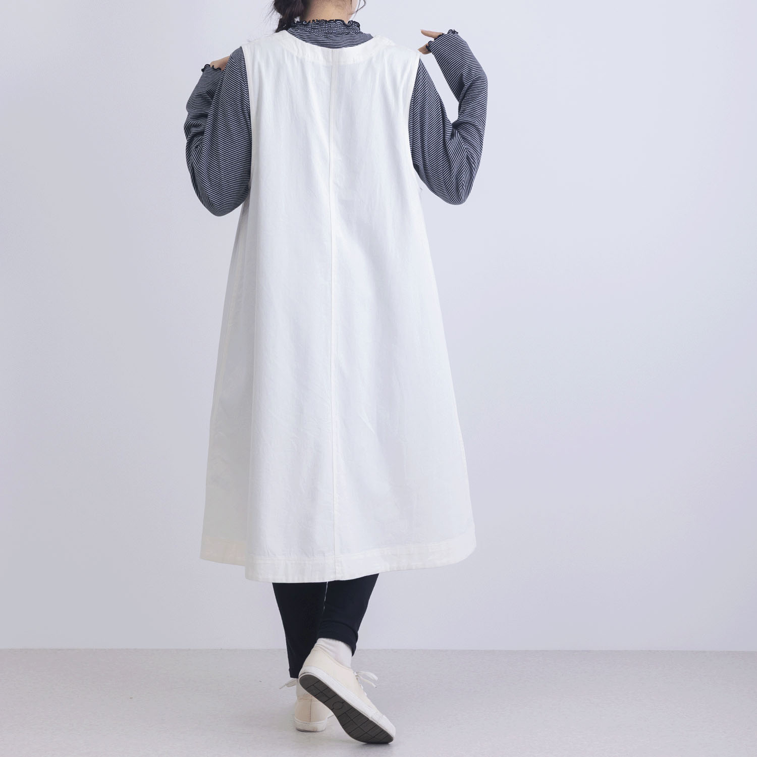 コットンツイルジレワンピース - 画像10