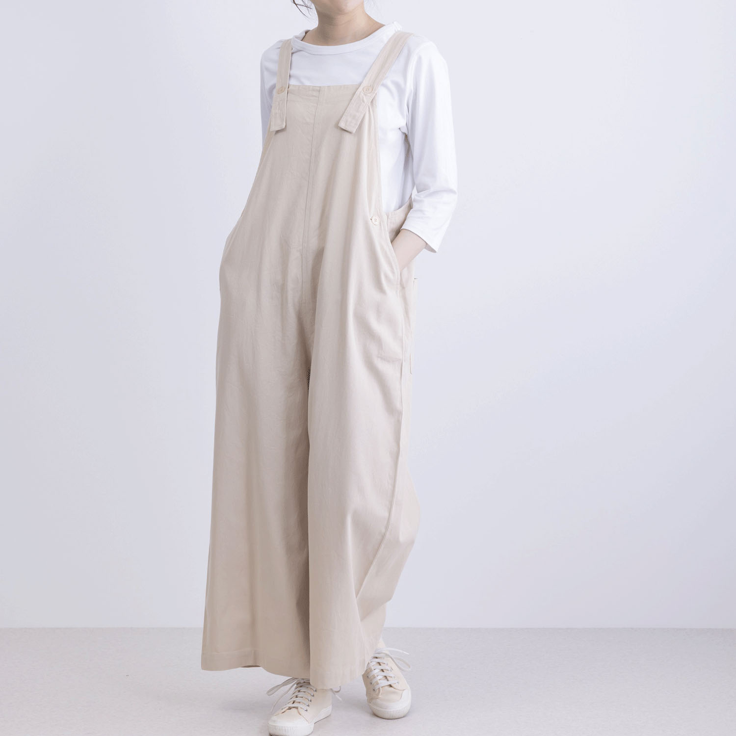 コットンコイルサロペット