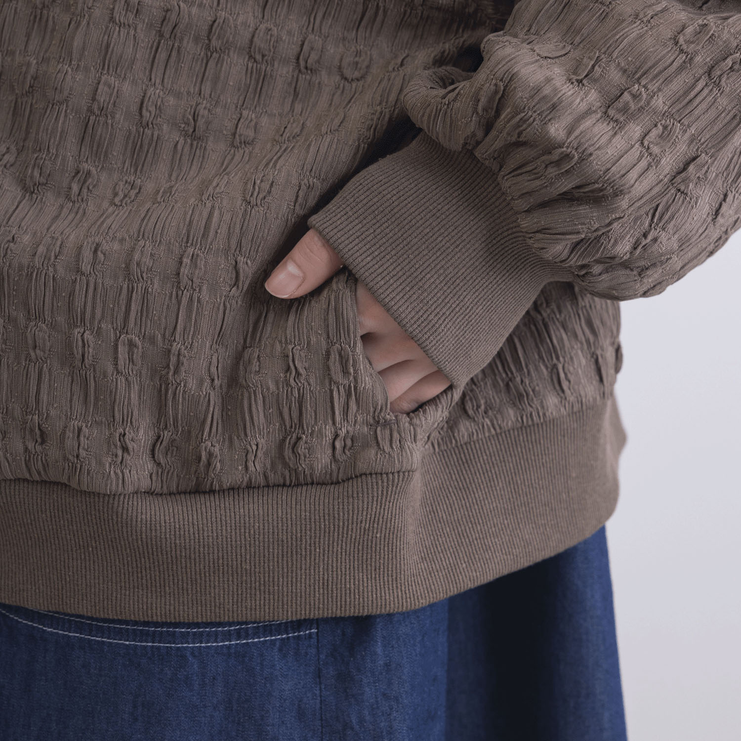 フクレ織りジャガード羽織り - 画像15