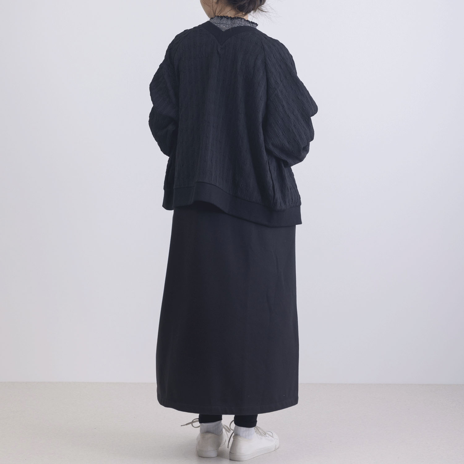 フクレ織りジャガード羽織り - 画像4