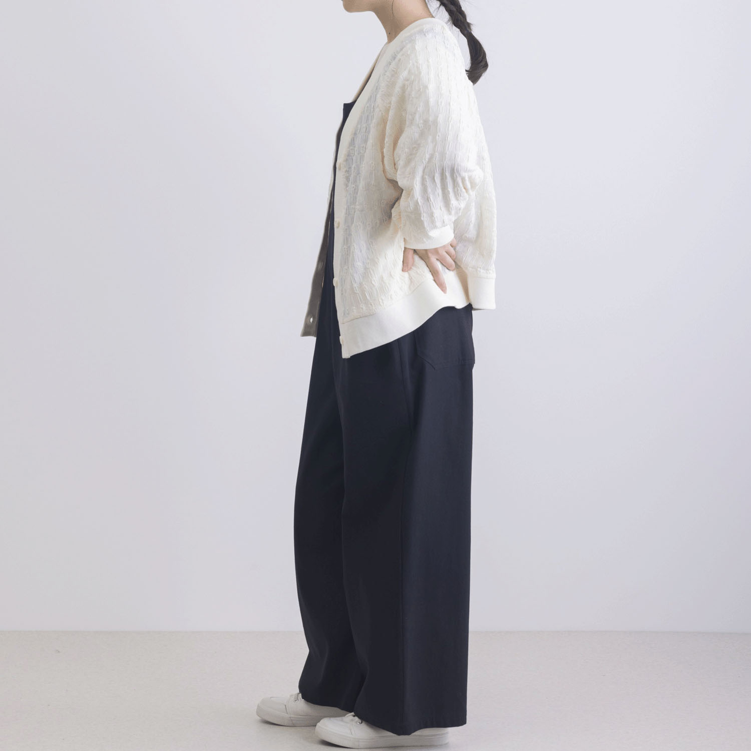 フクレ織りジャガード羽織り - 画像8