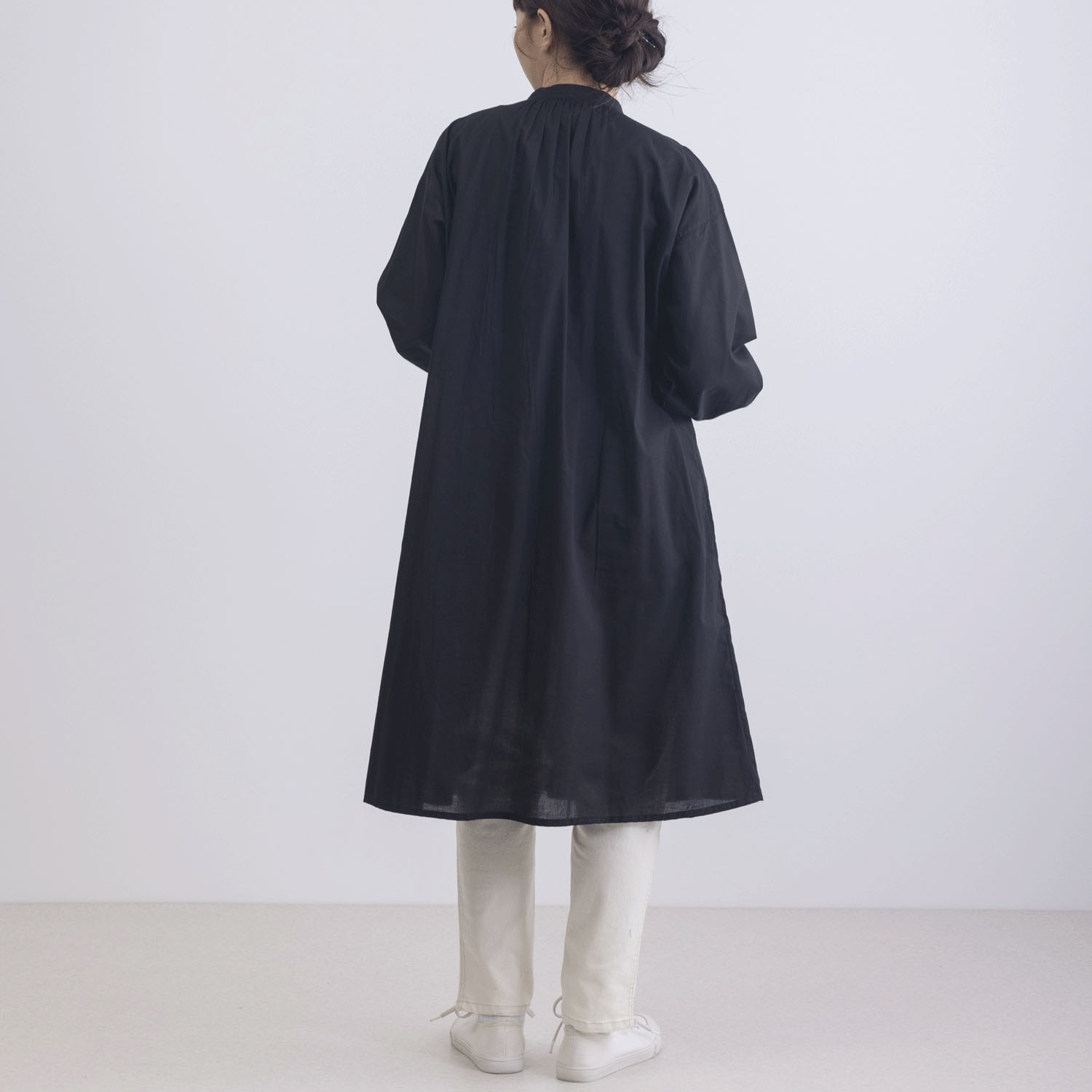 ピンタック＆レース使い前開きワンピース - 画像9