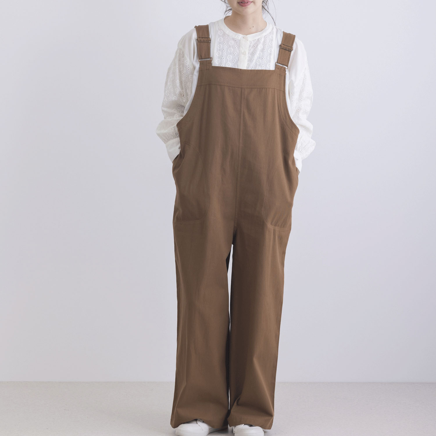 コットンツイルサロペット