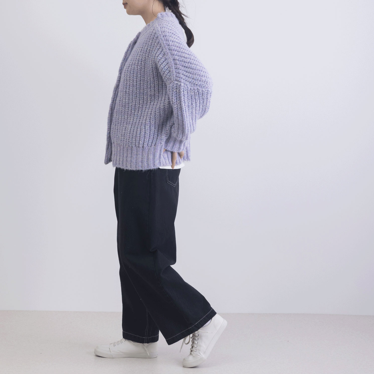 カラフルメランジニットカーディガン - 画像13