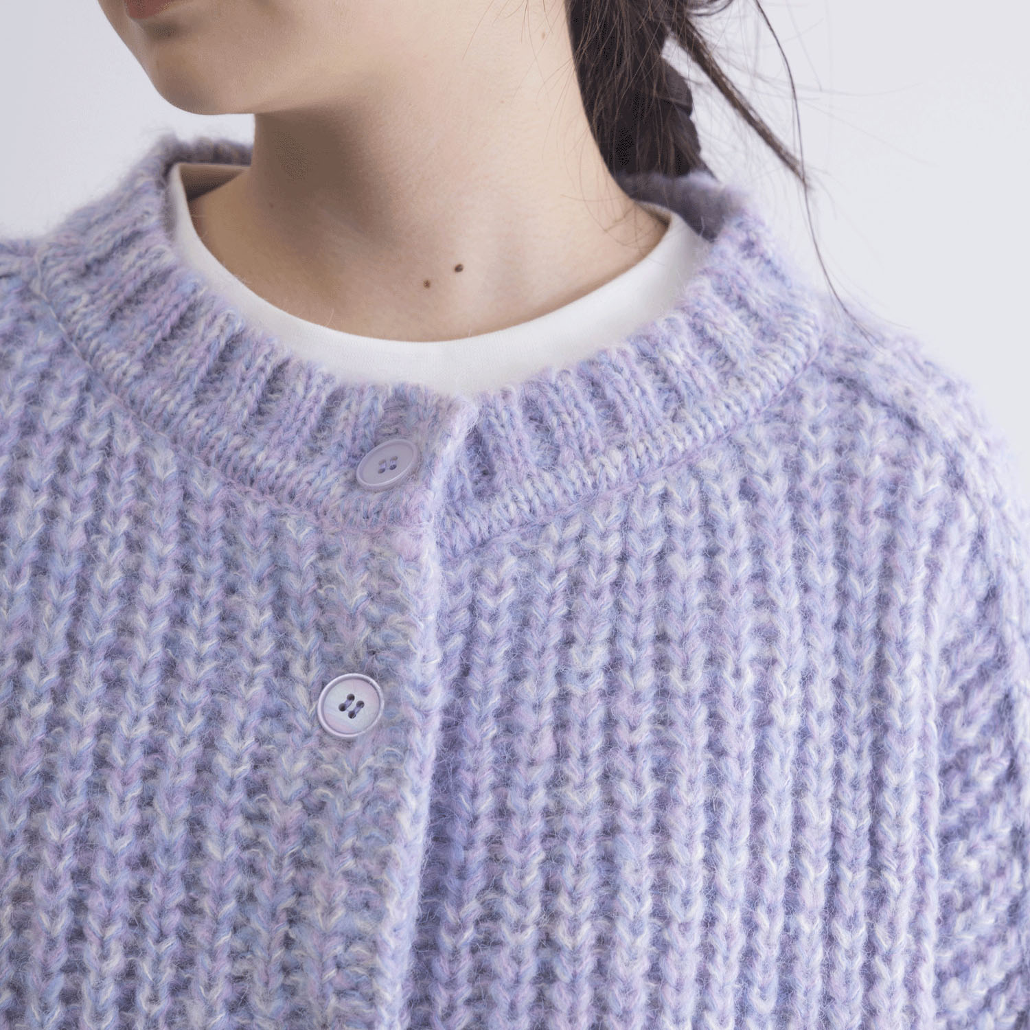 カラフルメランジニットカーディガン - 画像15