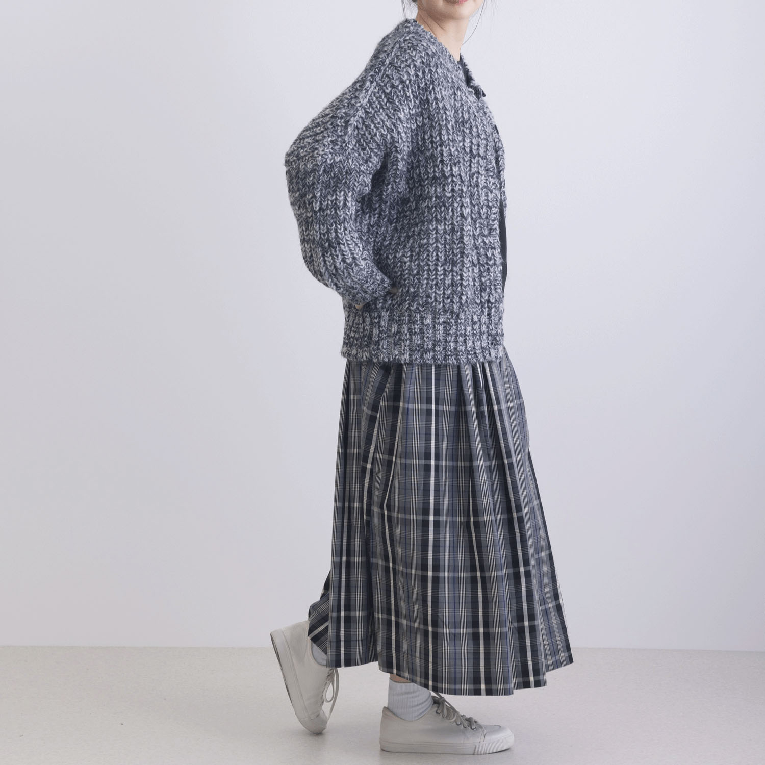 カラフルメランジニットカーディガン - 画像3