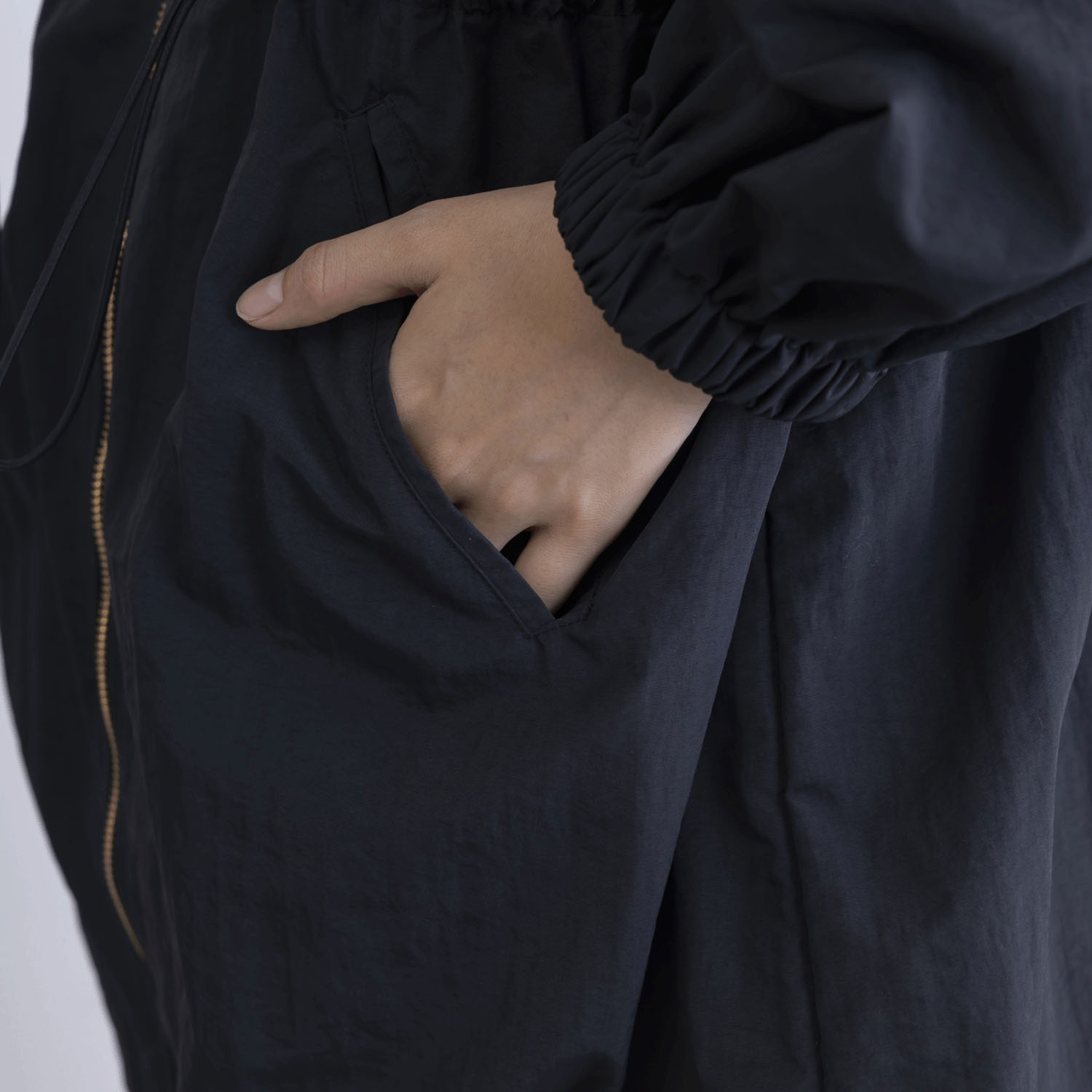 撥水＆花粉リリース加工ミドル丈アウター - 画像9