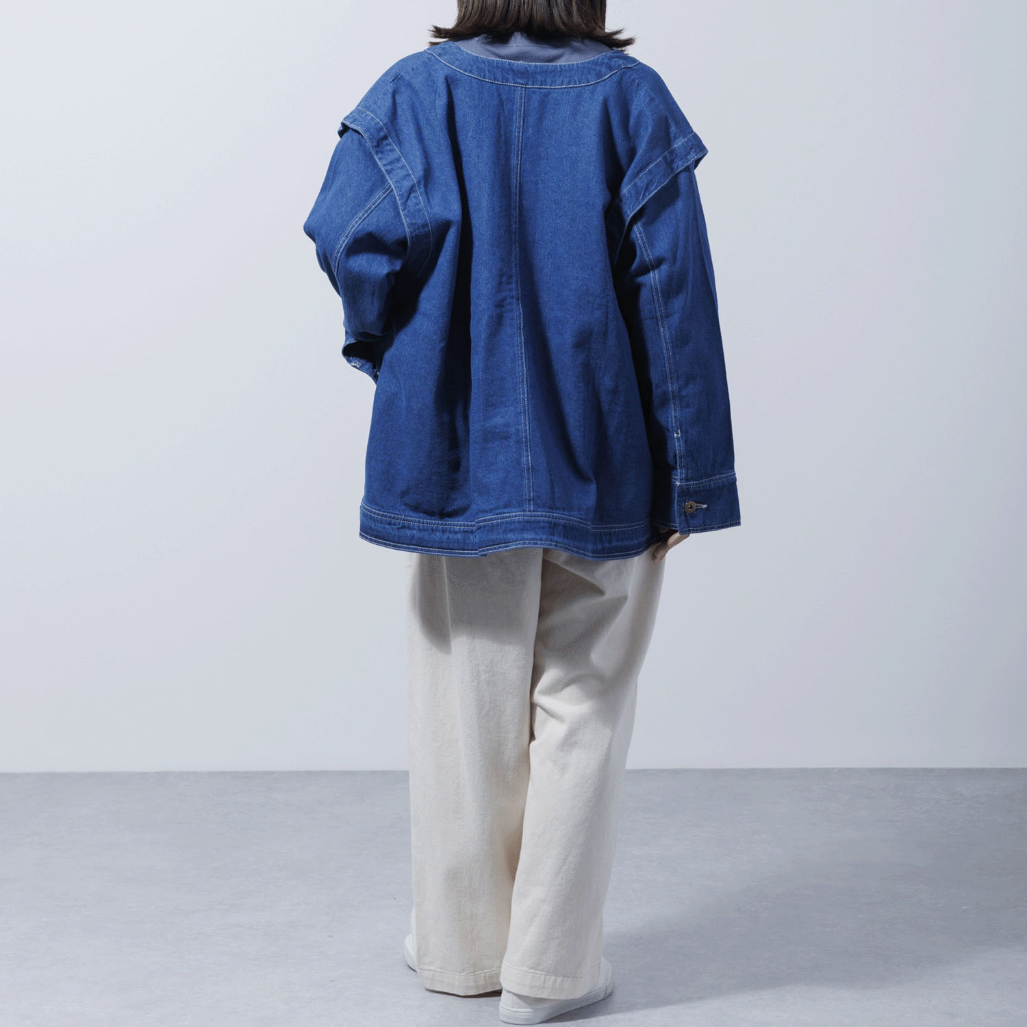 2WAYデニムジャケット - 画像4