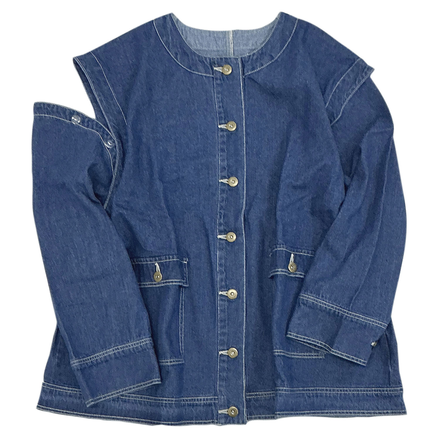 2WAYデニムジャケット - 画像6