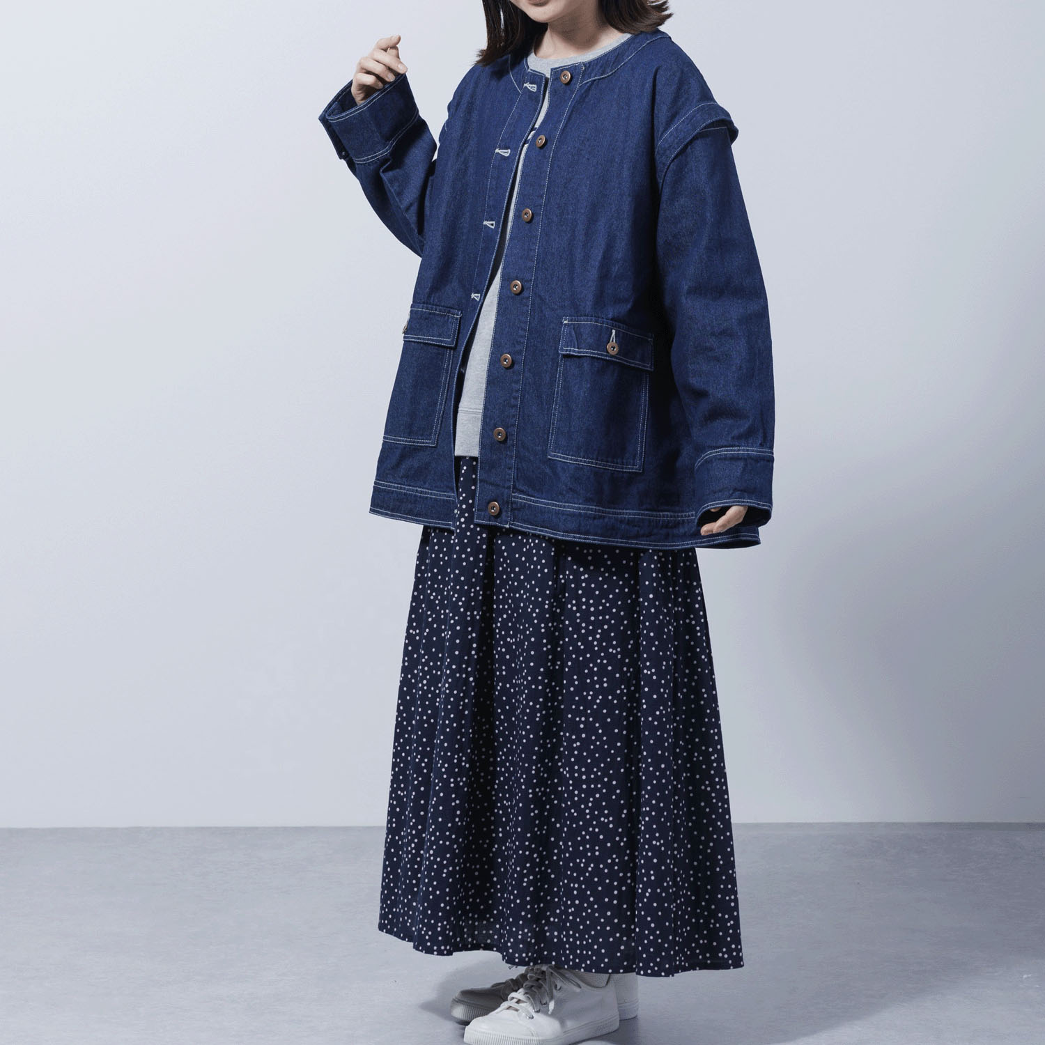 2WAYデニムジャケット - 画像7