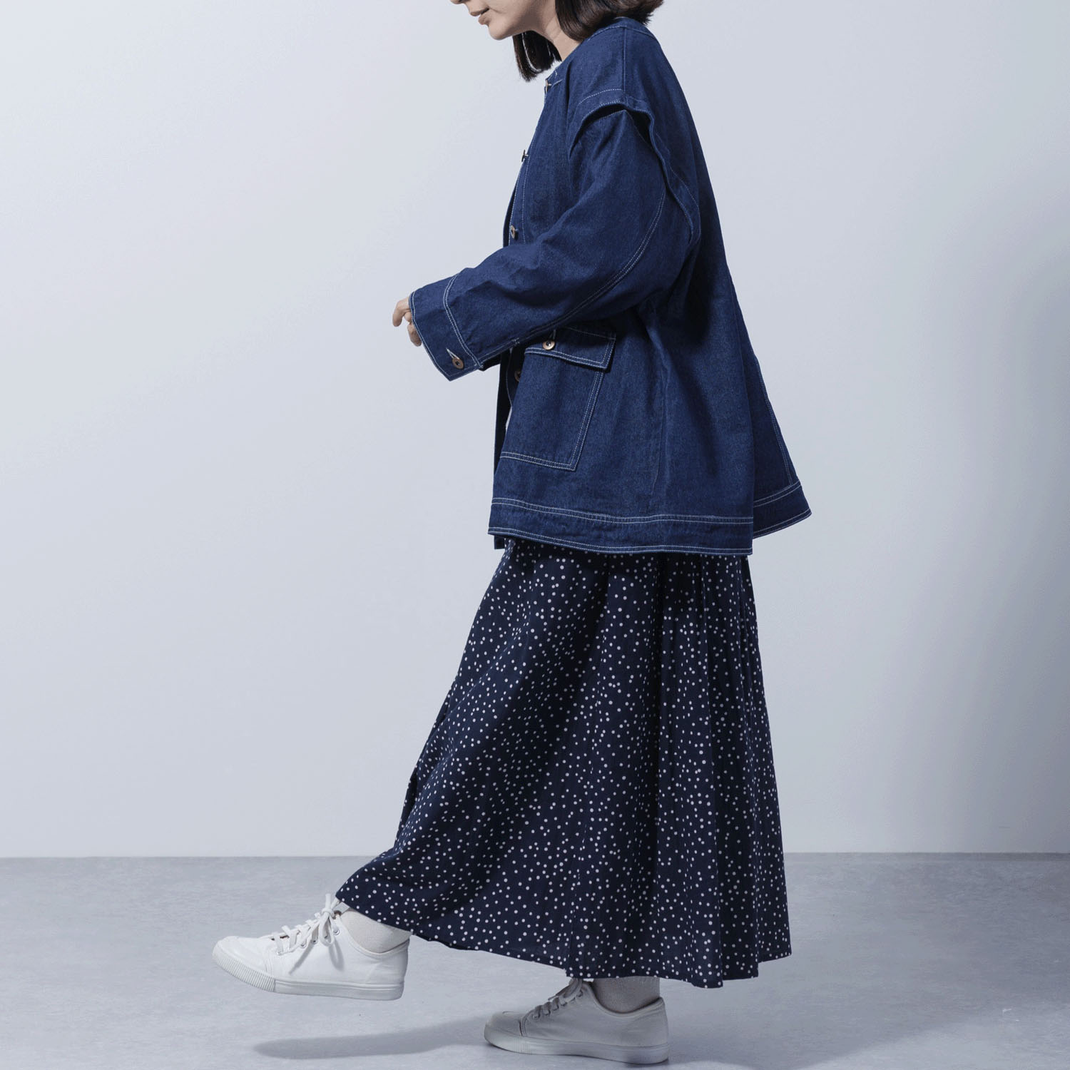 2WAYデニムジャケット - 画像8