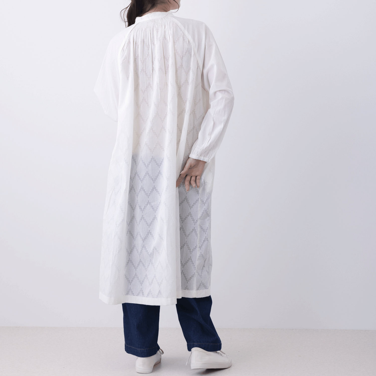 無地＆JQD前開きワンピース - 画像12