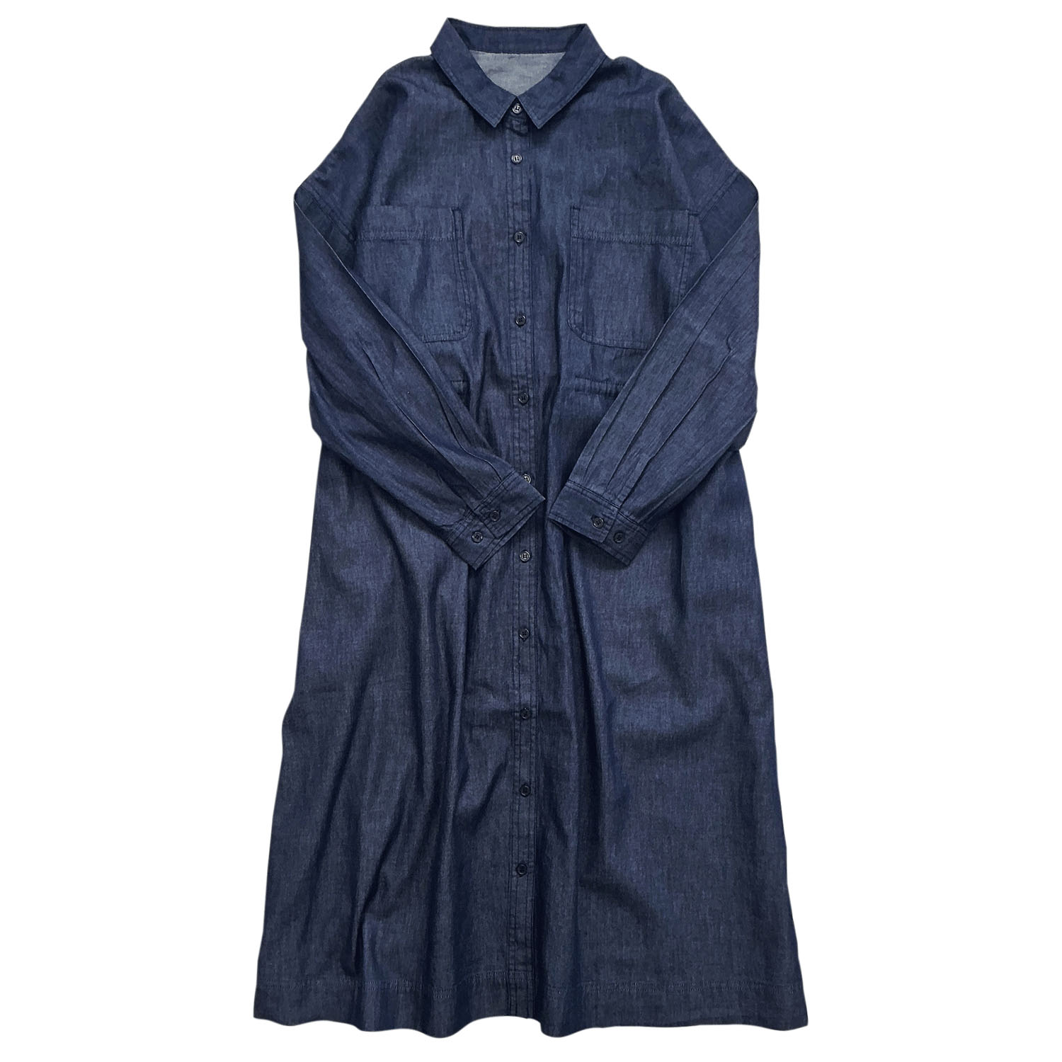 ウエストドロストデニムシャツワンピース - 画像16