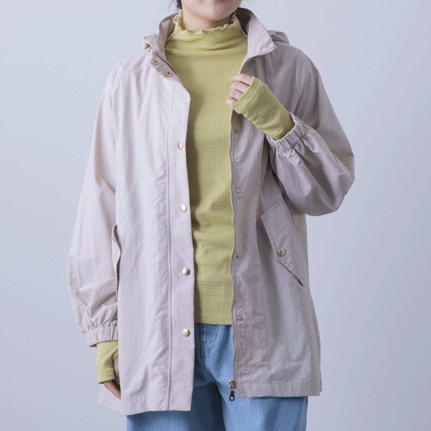 撥水＆花粉リリース加工マウンテンパーカー - 画像12