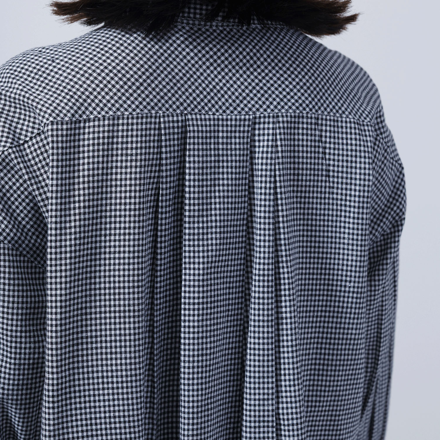 チェック＆ストライプチュニックシャツワンピース - 画像16