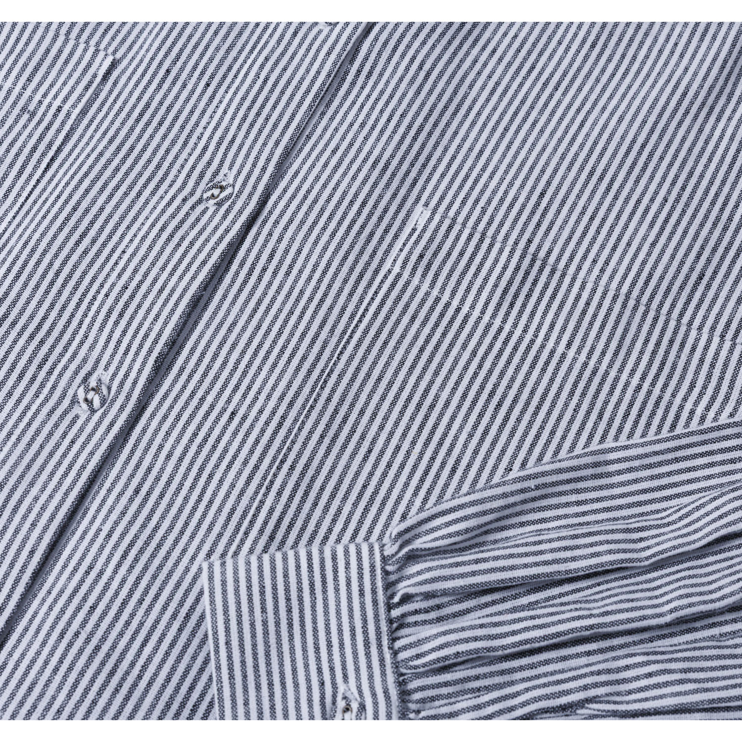 チェック＆ストライプチュニックシャツワンピース - 画像5