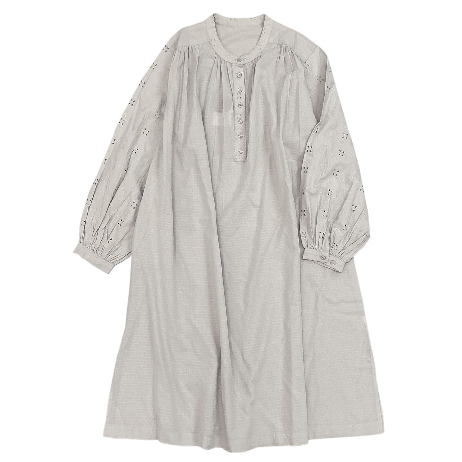 ヨーク＆袖刺繍ワンピース - 画像6