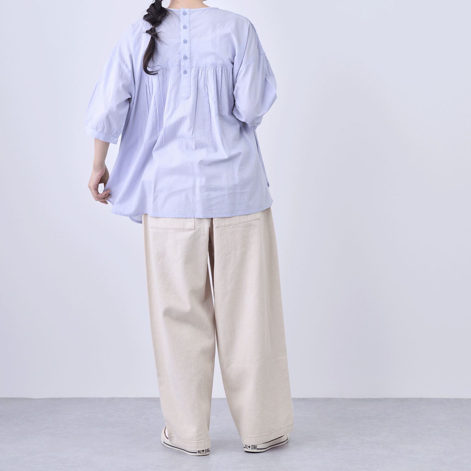 前ヨークシフリーギャザーブラウス - 画像18