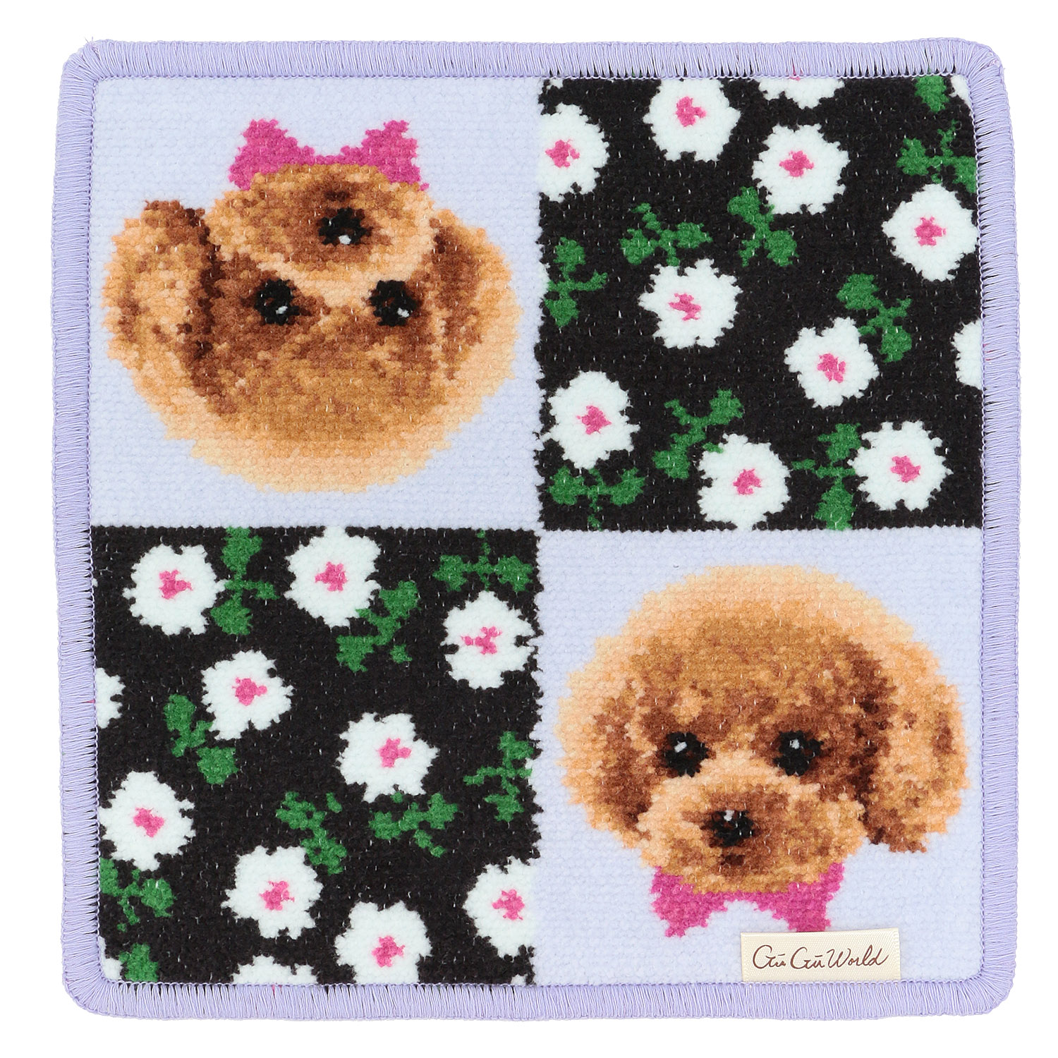 GUGUWorld 婦人シェニール織 ミニハンカチ - 画像5