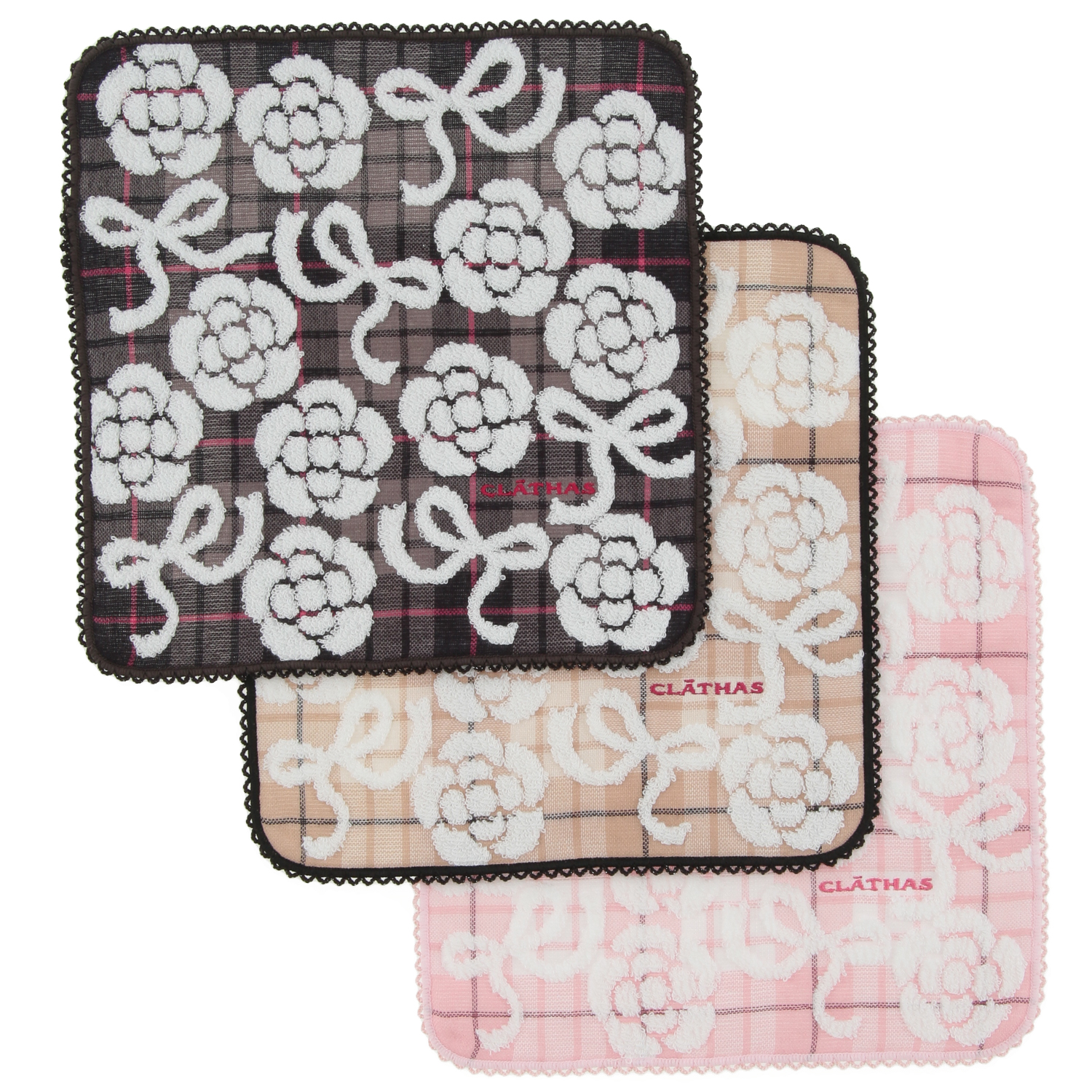 クレイサスタオルハンカチ