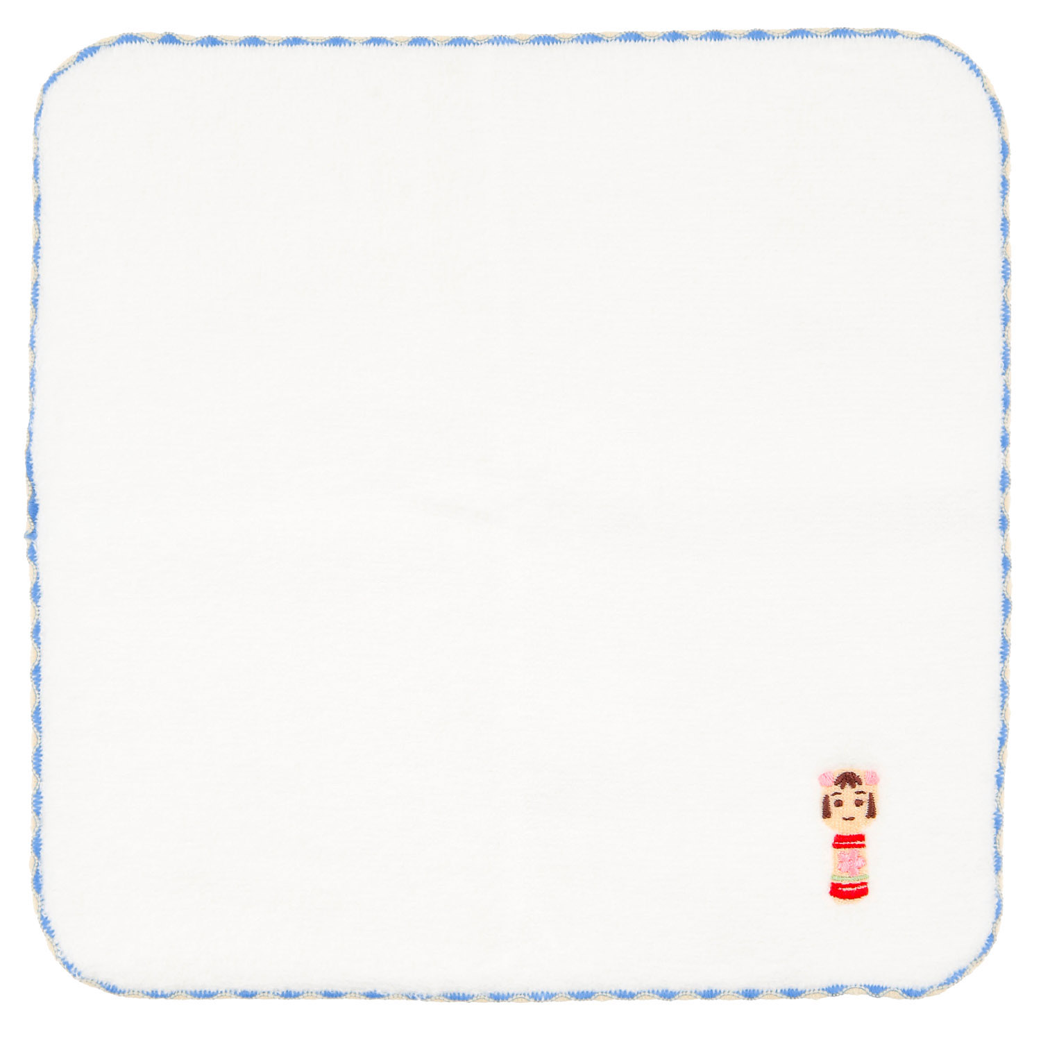 【01：在庫限り】両面無撚糸ハンカチ さくらのかぜ - 画像5