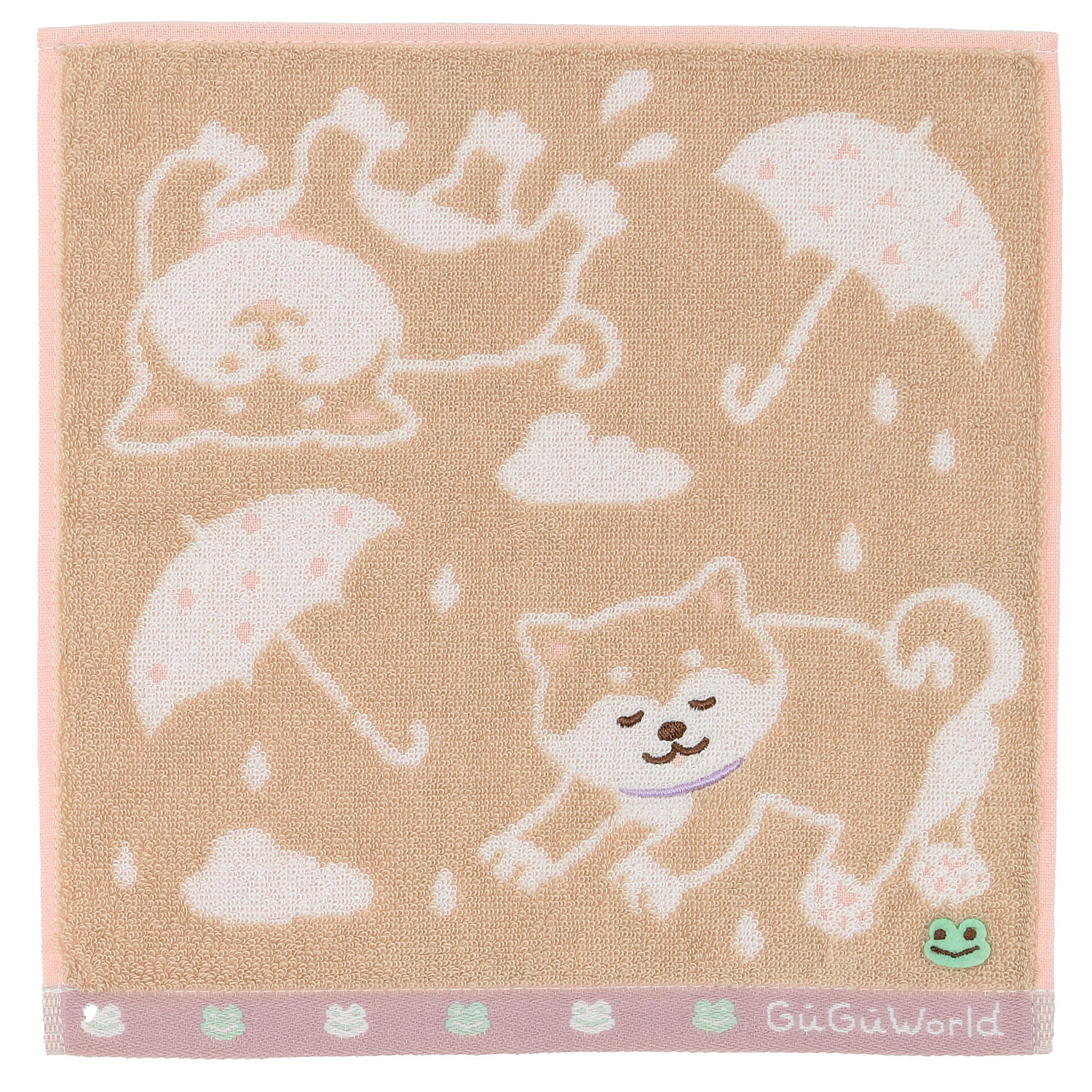 GuGuWorld タオルハンカチ 柴犬 - 画像2