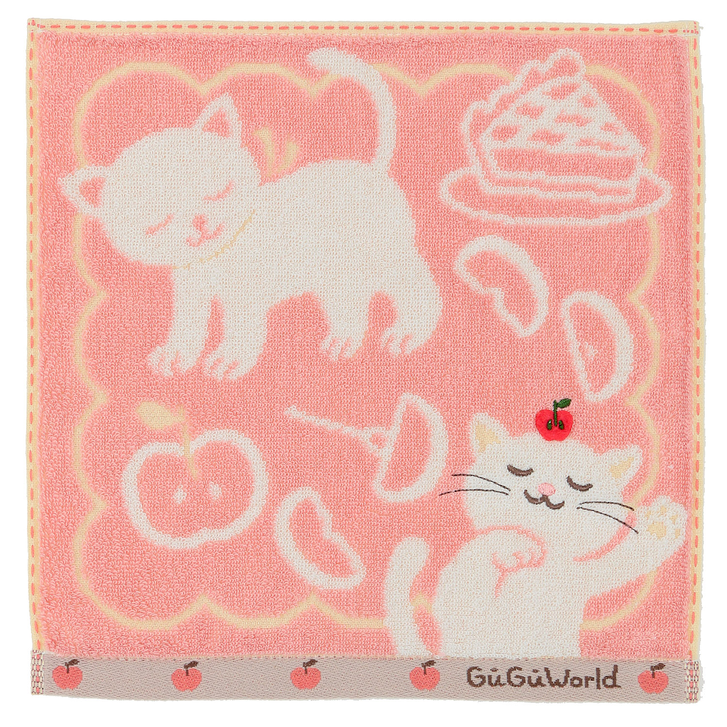 GuGuWorld タオルハンカチ 猫 - 画像3