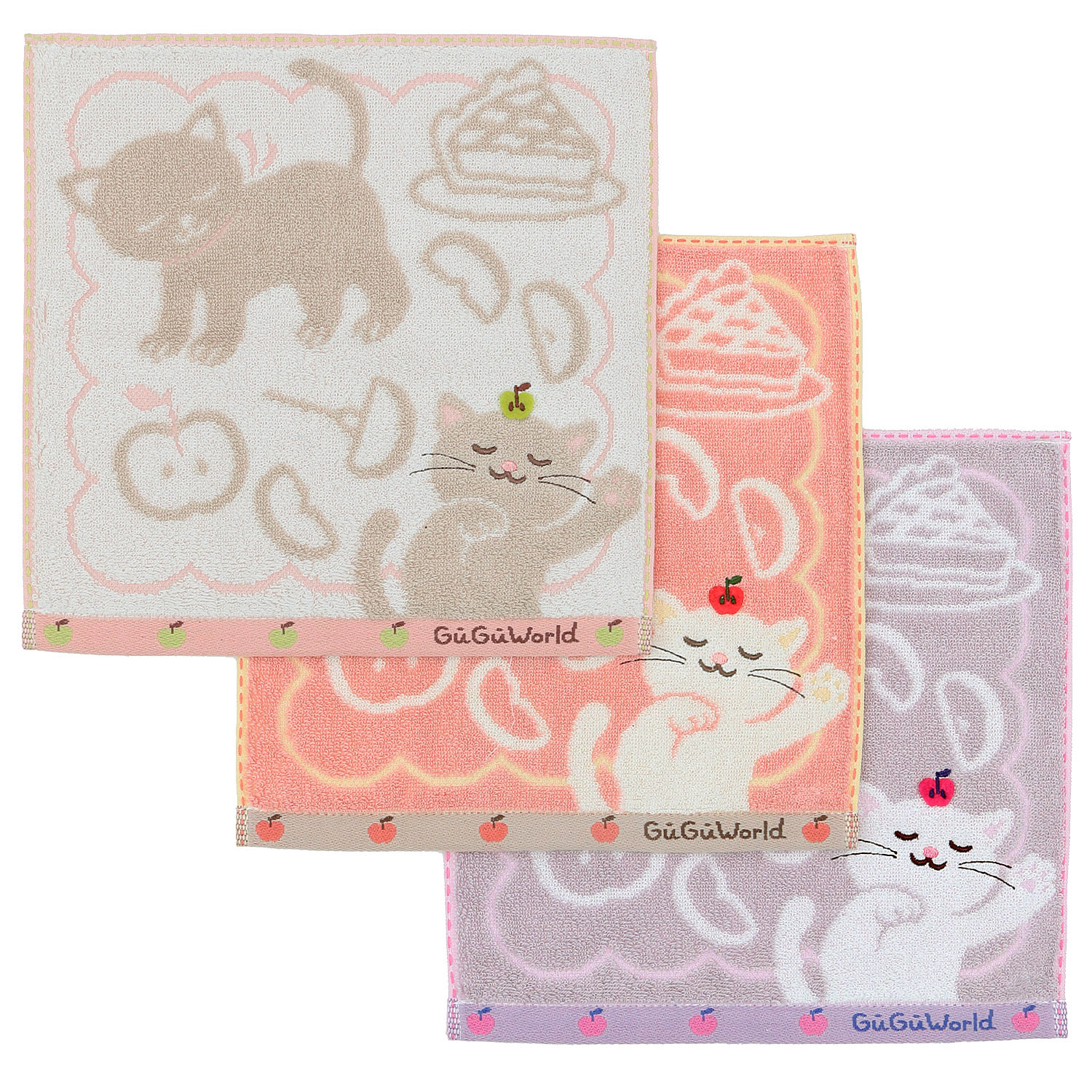 GuGuWorld タオルハンカチ 猫
