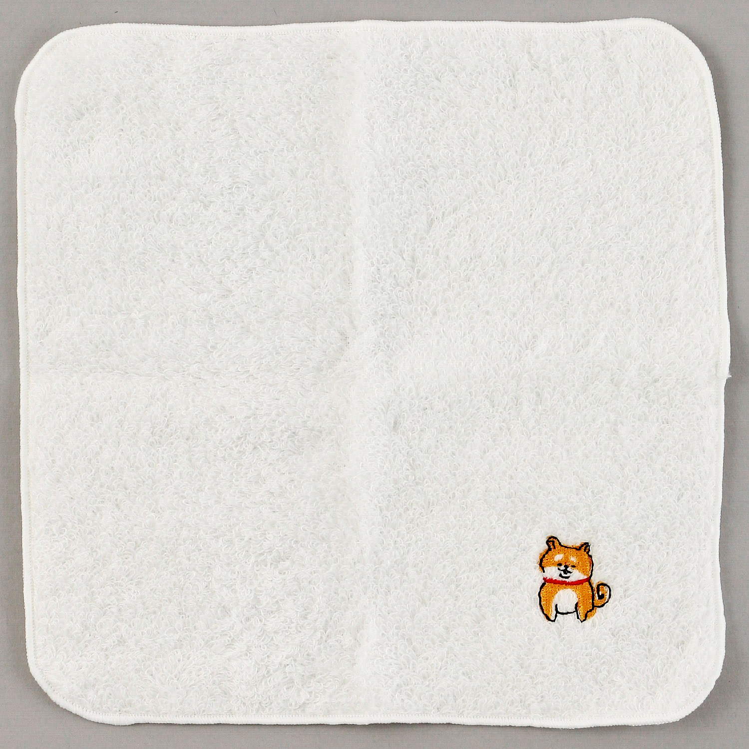 ふわふわパイルハンカチ ゆるふわしば犬 - 画像9