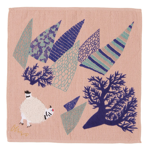 moritaMiW モコモコドウブツハンカチ - 画像2