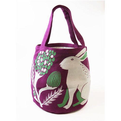 moritaMiW トートバッグ 平原の花のウサギたち - 画像5