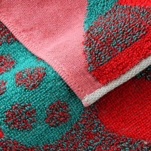 moritaMiW タオルハンカチ リスと可愛い茸 - 画像3