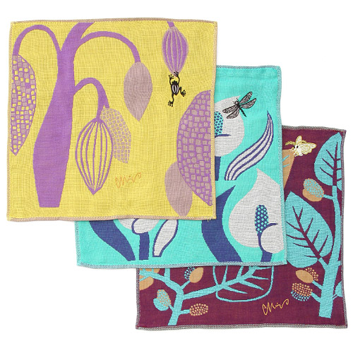 moritaMiW 3重ガーゼハンカチ