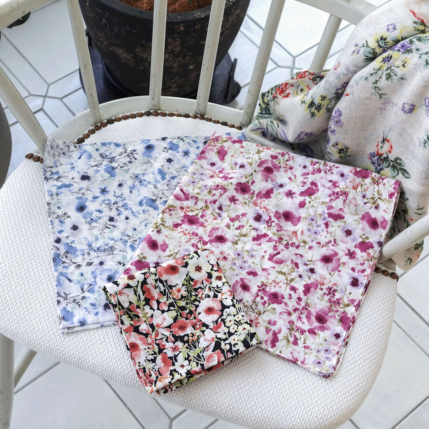 フラワーハンカチ26SS