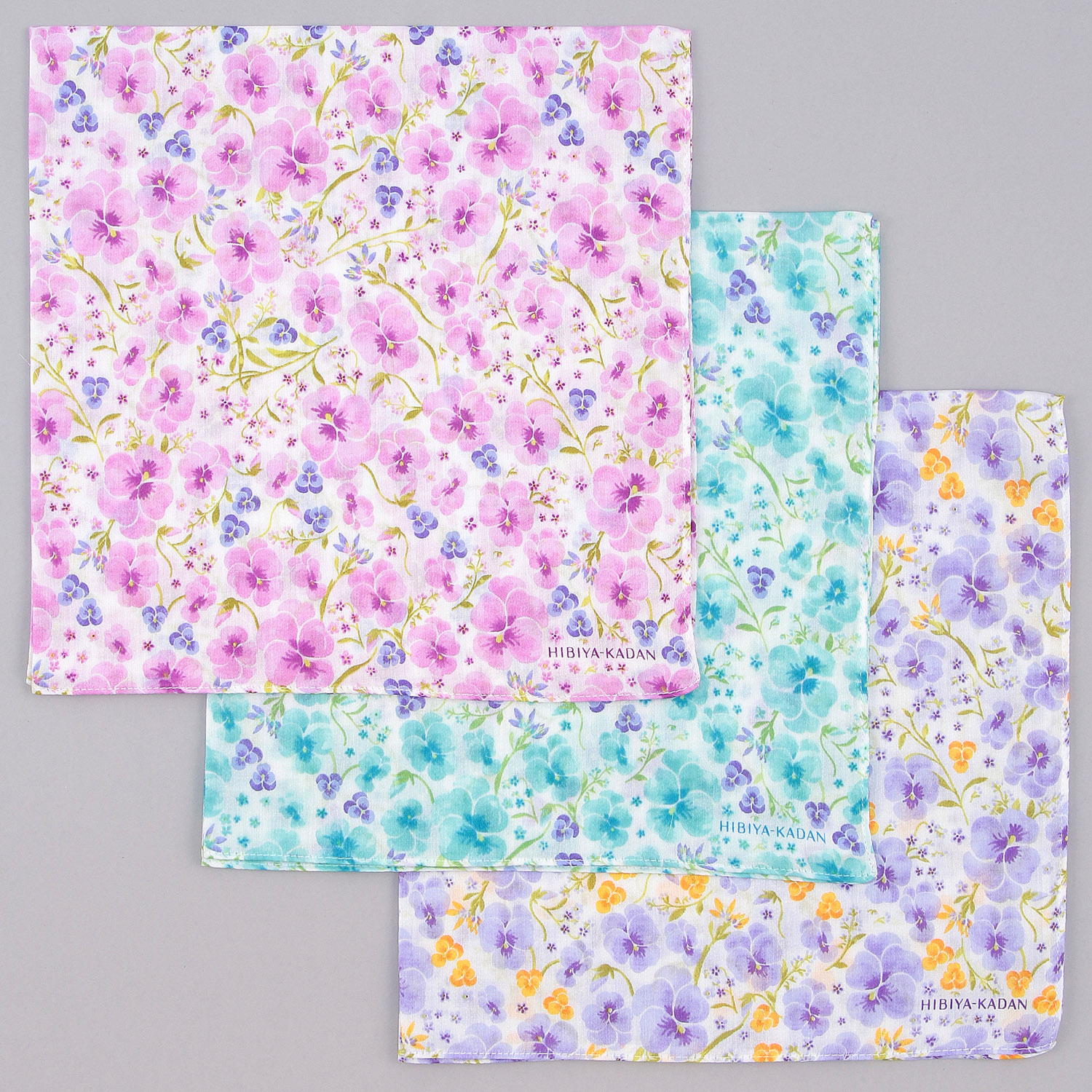 日比谷花壇プリントハンカチ