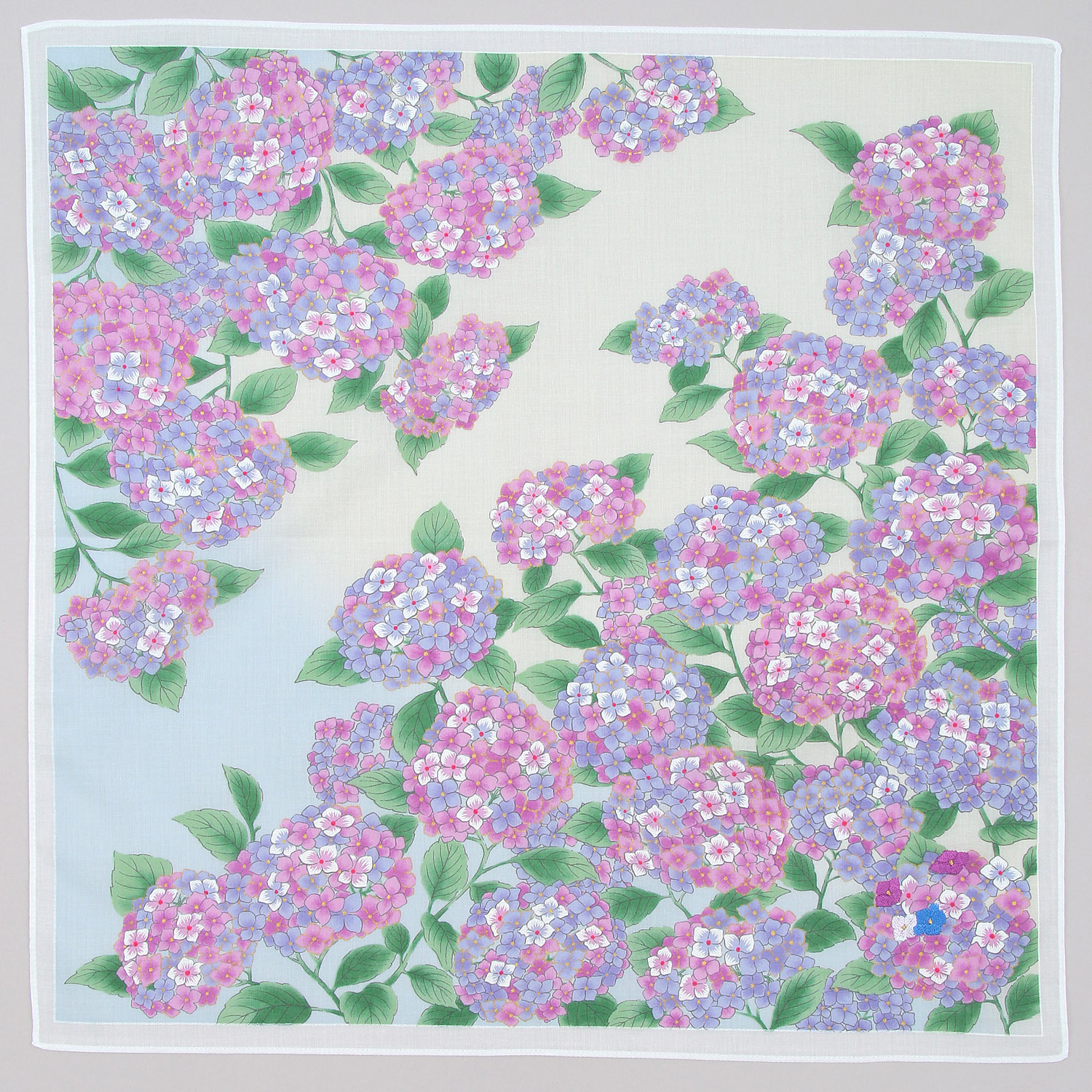 【在庫限り新品番110－034】友禅刺繍 紫陽花 - 画像4