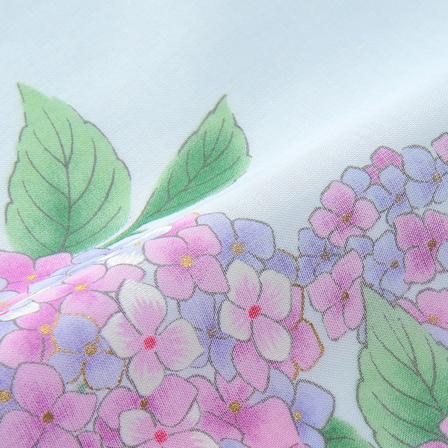 【在庫限り新品番110－034】友禅刺繍 紫陽花 - 画像6